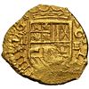 Image 1 : COLOMBIA, Cartagena, gold cob 2 escudos, (1633-34), assayer E below mintmark C to right, upright den