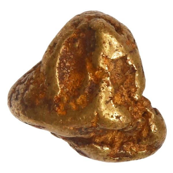 Natural gold nugget found in Arizona, 36.43 grams, 95% fine.