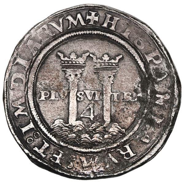 MEXICO, Mexico City, 4 reales, Charles-Joanna, "Late Series," assayer G to right, mintmark oM to lef