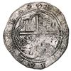 Image 2 : PERU, Lima, cob 4 reales, Philip II, assayer Diego de la Torre, *-o(iiii) to left, P-oD/X to right,