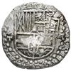 Image 1 : BOLIVIA, Potosí, cob 8 reales, 1621 T, quadrants of cross and upper half of shield transposed, Grade