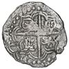 Image 2 : BOLIVIA, Potosí, cob 8 reales, 162(0-2) T, mintmark q (retrograde P) over P, quadrants of cross tran