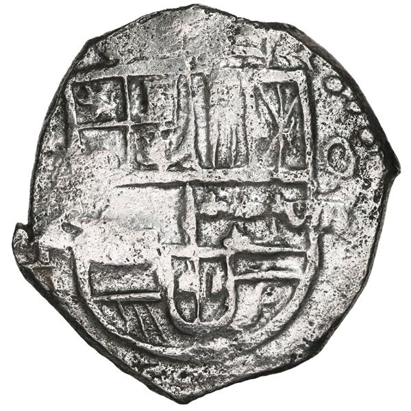 BOLIVIA, Potosí, cob 8 reales, Philip III, assayer T, Grade 1.