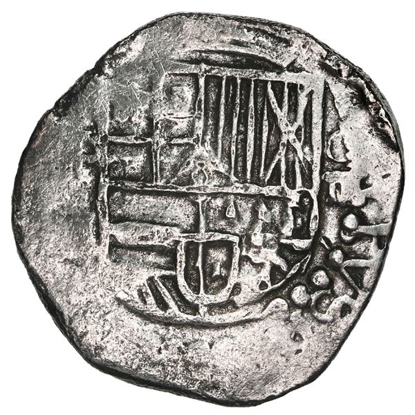 BOLIVIA, Potosí, cob 4 reales, Philip III, assayer M (pre-dated type), no Grade on certificate.