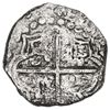 Image 2 : BOLIVIA, Potosí, cob 4 reales, Philip III, assayer not visible, quadrants of cross transposed, Grade