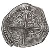 Image 1 : BOLIVIA, Potosí, cob 2 reales, Philip III, assayer RL (curved leg), Grade 3.
