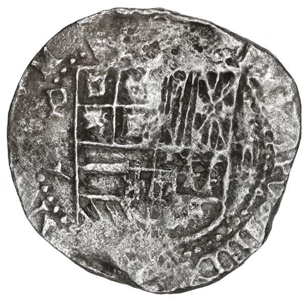 BOLIVIA, Potosí, cob 2 reales, Philip III, assayer Q, Grade 1.