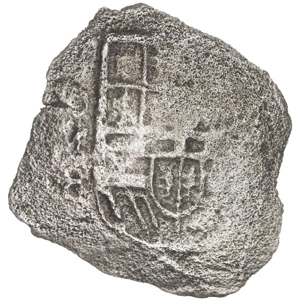 MEXICO, Mexico City, cob 4 reales, Philip III, assayer F, Grade 3.