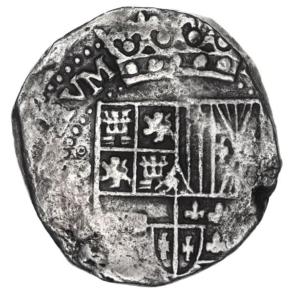 BOLIVIA, Potosí, cob 8 reales, Philip IV, assayer not visible (1630s).