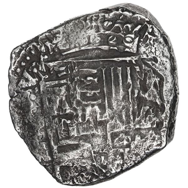 BOLIVIA, Potosí, cob 8 reales, Philip IV, assayer not visible (1630s).