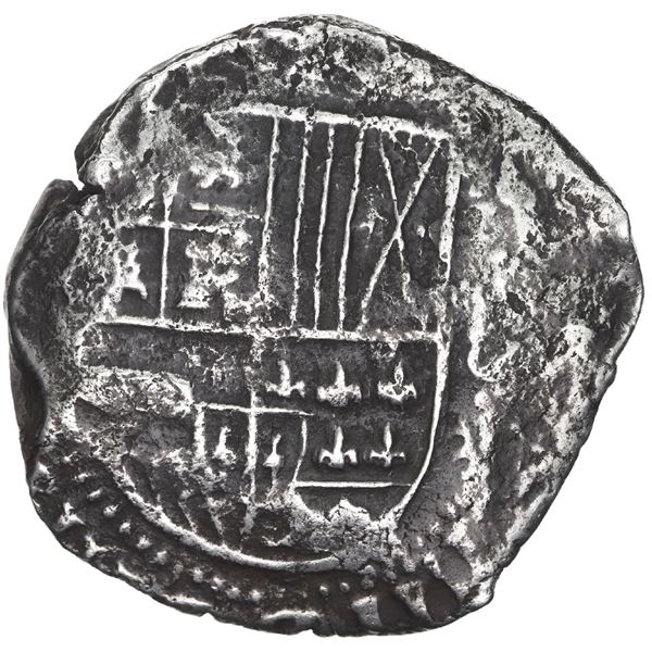 BOLIVIA, Potosí, cob 8 reales, Philip IV, assayer not visible (1630s).