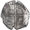 Image 2 : BOLIVIA, Potosí, cob 8 reales, Philip IV, assayer T, quadrants of cross transposed, "flat" lions, ba