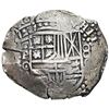 Image 1 : BOLIVIA, Potosí, cob 8 reales, 1650 O, with crowned-L countermark on cross.