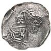 Image 2 : BOLIVIA, Potosí, cob 4 reales, (1650) O, with crowned-L countermark on cross.