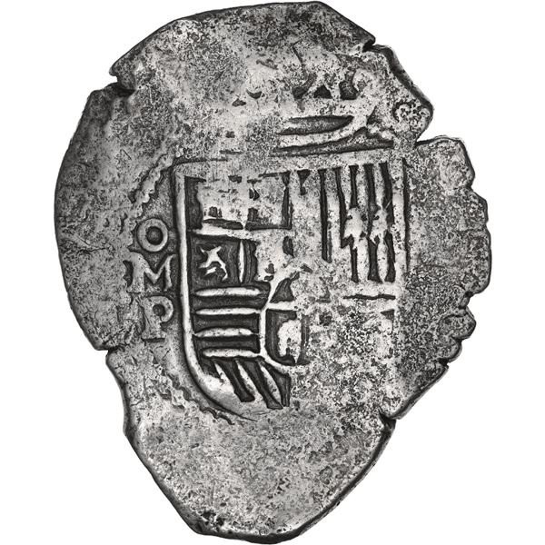 MEXICO, Mexico City, cob 8 reales, Philip IV, assayer P, ex-Horner.