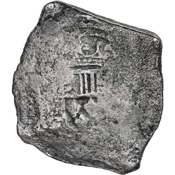 MEXICO, Mexico City, cob 8 reales, (1714) (J), new-style shield, old-style cross, ex-Ullian.