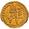 Image 1 : NETHERLANDS (United), Utrecht, gold ducat, 1724, NGC MS 63 (Shipwreck Blue Label).