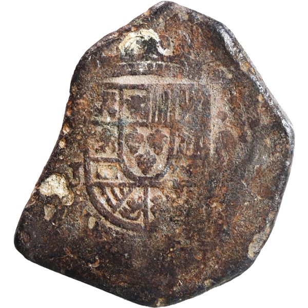 MEXICO, Mexico City, cob 8 reales, (1714) J, small shield variety.