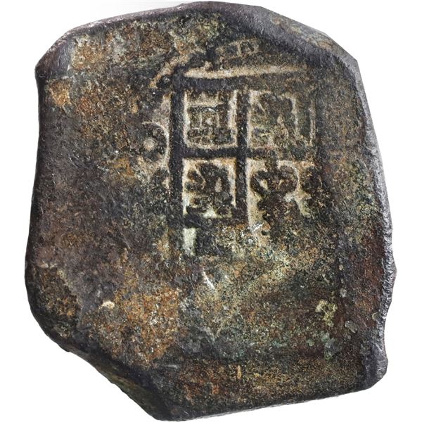 MEXICO, Mexico City, cob 8 reales, Philip V, assayer not visible, style of 1714-1733.