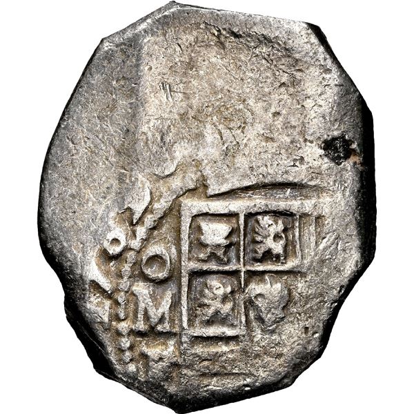 MEXICO, Mexico City, cob 8 reales, 1732/1 F, NGC XF details / cleaned (Shipwreck Blue Label).