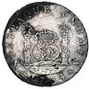 Image 1 : MEXICO, Mexico City, pillar 8 reales, Philip V, 1734 MF.