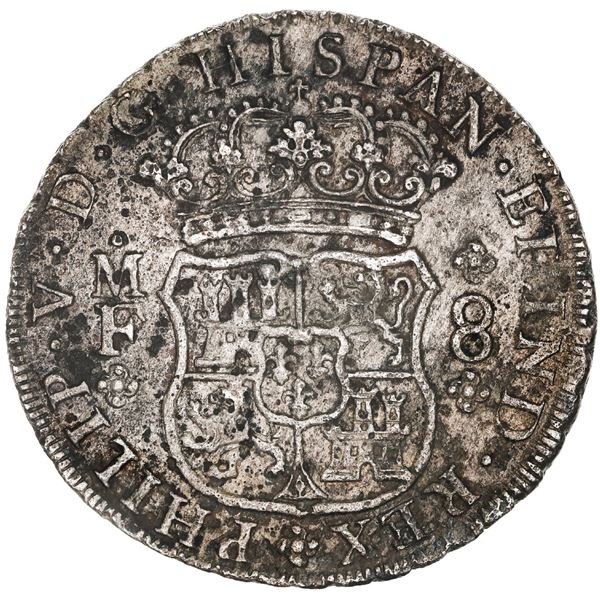 MEXICO, Mexico City, pillar 8 reales, Philip V, 1734 MF, ex-Sotheby.