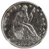 Image 1 : UNITED STATES, New Orleans mint, Seated Liberty half dollar, 1853-O, with arrows and rays, NGC Shipw