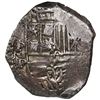 Image 1 : BOLIVIA, Potosí, cob 8 reales, Philip IV, assayer P (1620s), lions and castles transposed in shield 