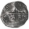 Image 2 : BOLIVIA, Potosí, cob 8 reales, 1649 Z, with crowned-arms countermark on cross, ex-Capitana (1654), e