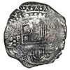 Image 1 : BOLIVIA, Potosí, cob 8 reales, (1649) O/Z, rare, with crown-alone countermark on cross, ex-Maravilla