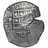 Image 1 : BOLIVIA, Potosí, cob 8 reales, (1649) O/sR, rare, with crowned-L countermark on cross, ex-Capitana (