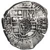 Image 1 : BOLIVIA, Potosí, cob 8 reales, 1649 O, with crown-alone countermark on shield, ex-Capitana, ex-Ponte