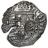 Image 1 : BOLIVIA, Potosí, cob 8 reales, 1650 O, with crowned-G countermark (rare) on shield, ex-Capitana, ex-