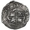 Image 2 : BOLIVIA, Potosí, cob 8 reales, 1651 E, with crowned-script-L countermark (extremely rare) on cross, 