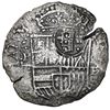 Image 1 : BOLIVIA, Potosí, cob 8 reales, 1652 E, very rare, with crowned-arms countermark on cross, ex-Capitan