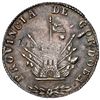 Image 2 : ARGENTINA, Córdoba, 4 reales, 1845, with portcullis, NGC AU 55, finest known in NGC census.