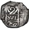Image 1 : ARGENTINA, Tucumán, "imitation cob" 2 reales, "752" date (ca. 1820), rare.