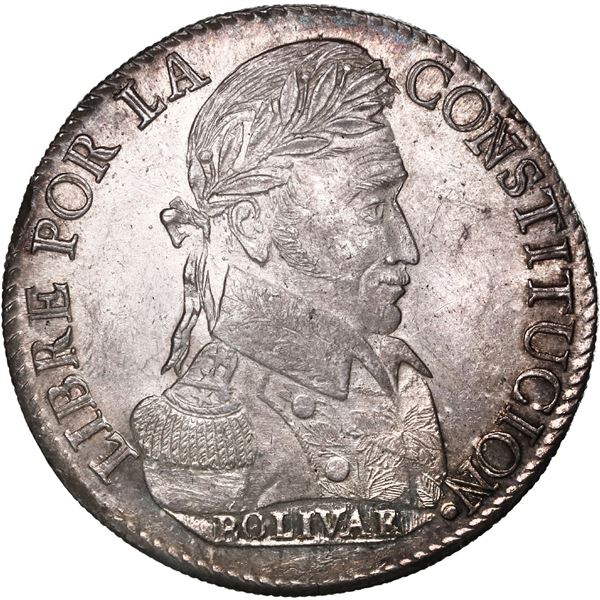 BOLIVIA, Potosí, 8 soles, 1827.