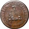 Image 2 : CANADA, Lower Canada, Magdalen Island (struck in Birmingham), copper "seal" penny token, 1815, ex-Ba