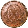Image 2 : CANADA, Lower Canada, Montreal, Quebec Bank, copper "habitant" 2 sous / 1 penny token, 1837, small g