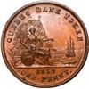 Image 2 : CANADA, Lower Canada, Montreal, Quebec Bank, copper "habitant" 2 sous / 1 penny token, 1852, ex-Faul