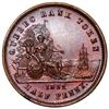 Image 2 : CANADA, Lower Canada, Montreal, Quebec Bank, bronze proof "habitant" 1 sou / 1/2 penny token, 1852, 