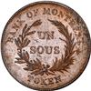 Image 2 : CANADA, Lower Canada, Montreal, Bank of Montreal, copper "bouquet sou" token, no date (1836), Trade 