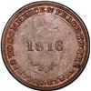 Image 2 : CANADA, Upper Canada, copper 1/2 penny token, dated 1816, Brock Monument, ex-Baker.