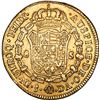 Image 2 : CHILE, Santiago, gold bust 8 escudos, Charles III, 1783 DA.