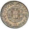 Image 2 : CHILE, Santiago, bust 8 reales, Ferdinand VII, 1816 FJ, overstruck with Brazil (Rio) 960 reis 1821-R