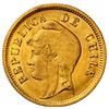 Image 1 : CHILE, Santiago, gold 10 pesos, 1895, NGC MS 63 (Val y Mexia Collection Label).