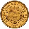 Image 2 : COSTA RICA, struck at the Philadelphia mint, gold 10 colones, 1897, NGC AU 58.