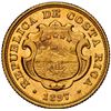 Image 2 : COSTA RICA, struck at the Philadelphia mint, gold 10 colones, 1897, NGC AU 58.