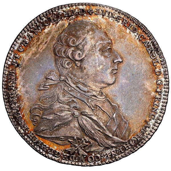GERMAN STATES, Hohenlohe-Neuenstein-Oehringen, Nürnberg mint, taler, Ludwig Friedrich Karl, 1785 OE-